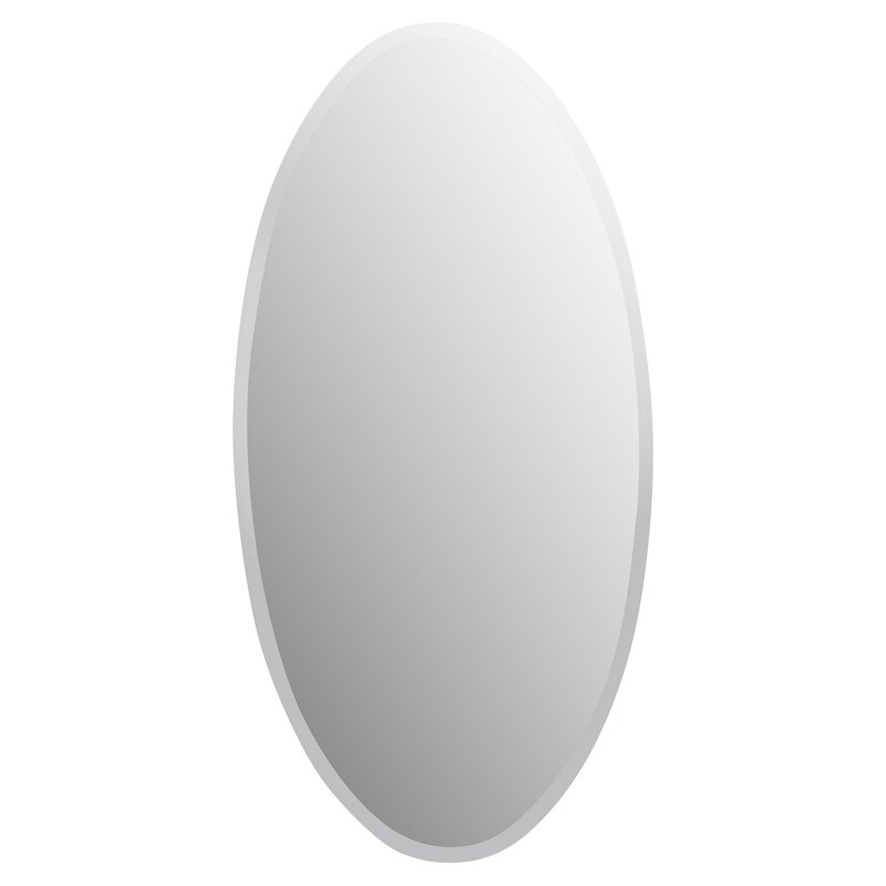 Wrought Studio Anaelle Oval Wall Mirror Reviews Wayfair